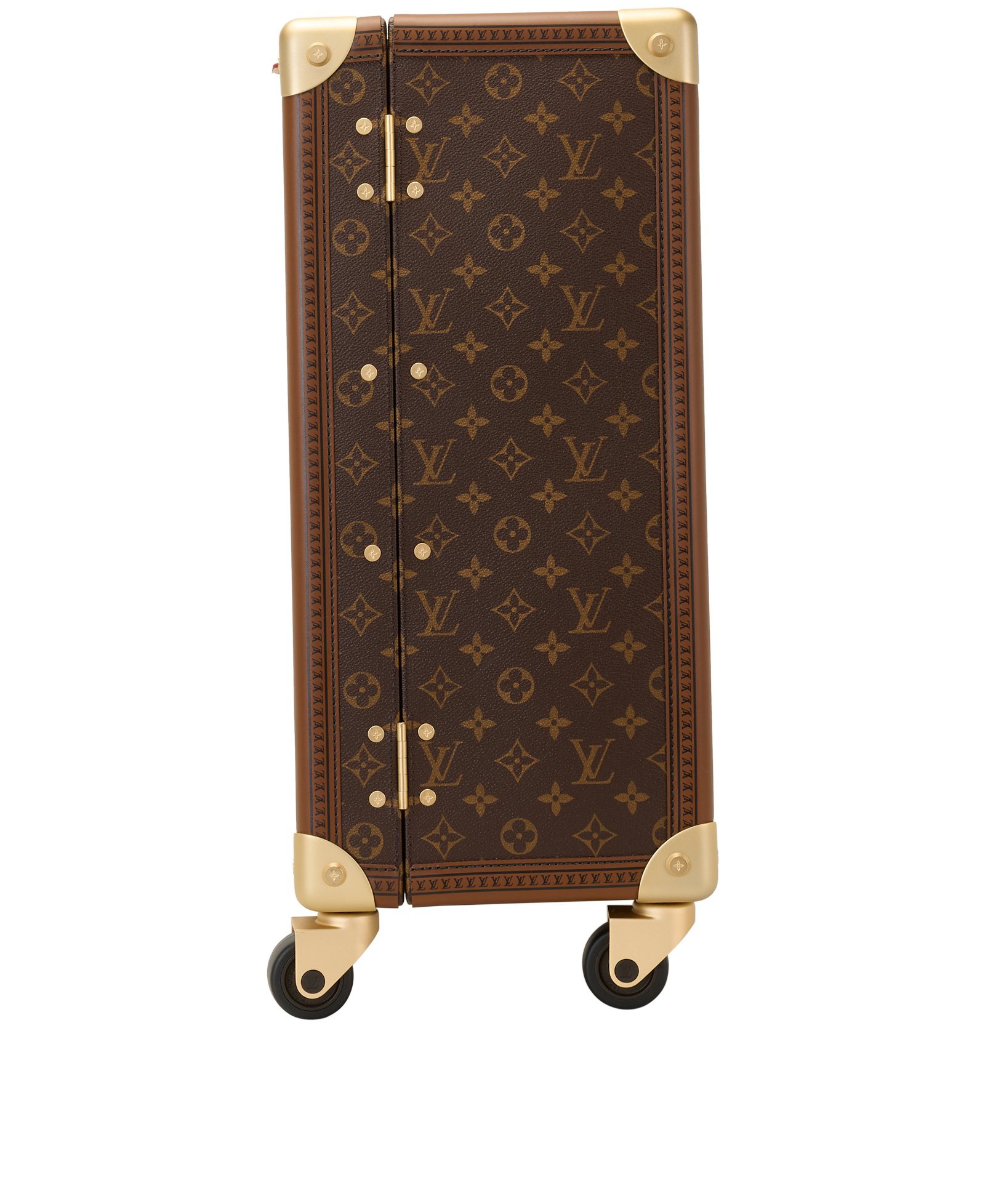 Rolling Trunk, &pound;4,500, Handbags, Brown, Canvas, Bottom view